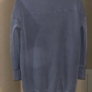 Owl neck sweater mini dress